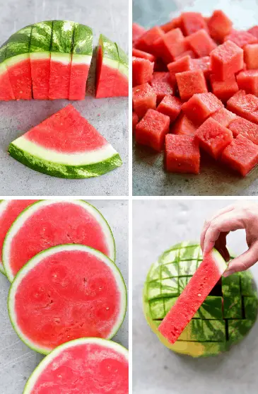 Slicing Watermelons In Different Shapes
