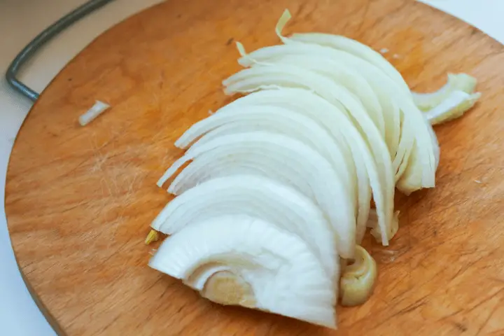 Onion strips