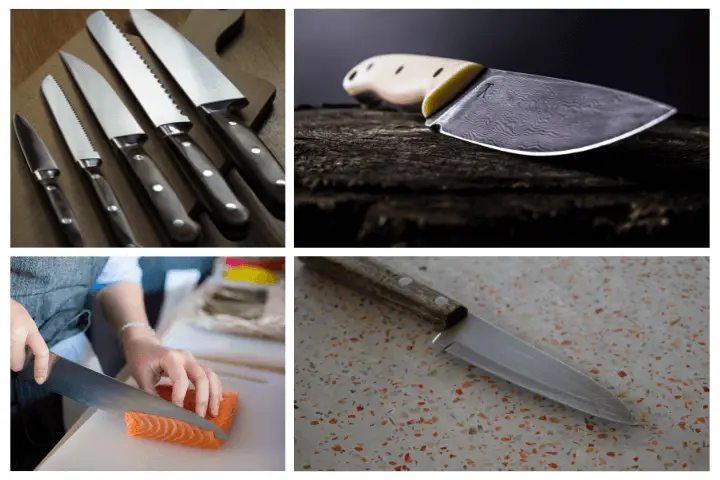 sharp knives and cutters