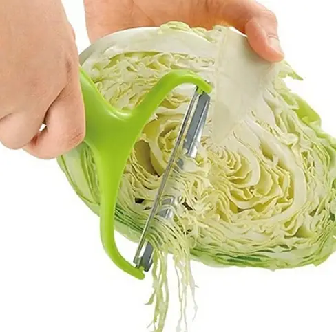 Slicing Cabbage with Vegetable Peeler