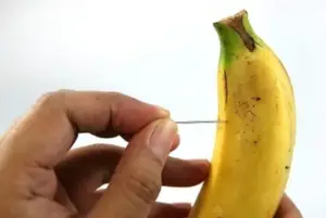 Slice Banana Without Peeling It